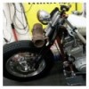 Motorrad Echtbraunes Leder Werkzeugrolle / Tasche / Tasche