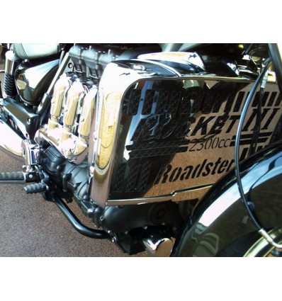 Triumph Rocket III CLASSIC / ROADSTER / TOURING Chrome Radiator Cover Grill Protector (R)