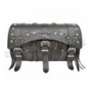 Motorcycle Black Leather Top Case / Rear Bag / Sissy bar Bag