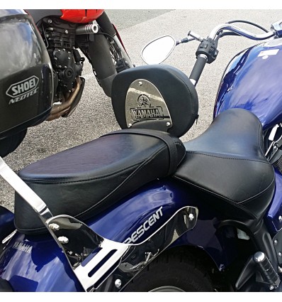 thumbnail interactive-video image 1 of Cavalry Fully Adjustable Driver Backrest For 2000-Up Yamaha Royal Star Venture 1 of 4