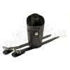 Motorcycle leather drink holder - with studs (N1B)