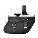 Motorcycle Handmade Universal Leather Saddlebags Panniers (pair) C9A