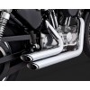 Harley Davidson Sportster (1999-2003) 2-INTO-2 SHORTSHOTS STAGGERED CHROME EXHAUST
