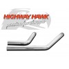 Suzuki C800 / M800 Intruder / C50 Boulevard / VL800 Volusia Shortcut Pipes Full Exhaust System - Chrome