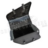 Motorcycle leather saddlebags with rivets C28B