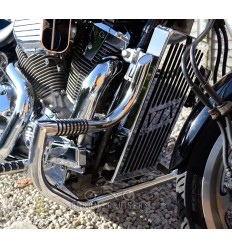 thumbnail image 2 of Mutazu Chrome Engine Crash Bar – For Yamaha Roadliner Raider Stratoliner XV1900 2006-2016, 1.25" Steel Tubing, 30" Wide 2 of 6