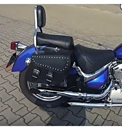Motocle Leather Saddlebags C13B