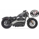 Harley Davidson Sportster XL883/1200 Bassani Auspuff Radialkehrmaschine Chrom