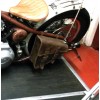 Harley Davidson Softail Braided Brown Rear Leather Bag
