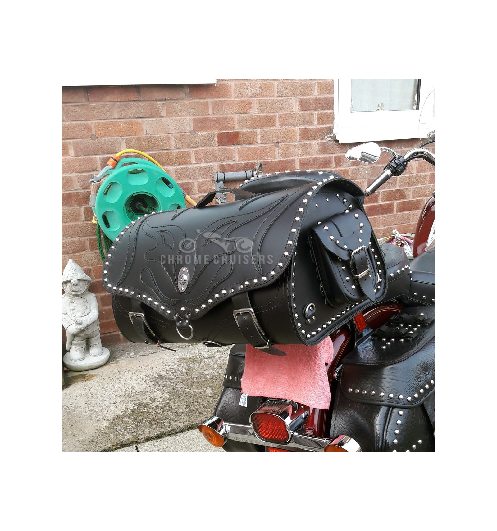 512 Lockable Tek Leather Motorcycle Saddlebags | Finnmoto