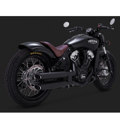Indian 60 Sixty, 69, Bobber Vance and Hines Twin Slash Slip-ons Exhaust