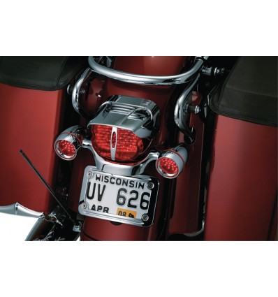Kuryakyn Chrome Taillight Cover for Harley Davidson Softail