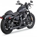 Harley Davidson Sportster (2014-2020) VANCE HINES TWIN SLASH 3-INCH SLIP-ONS BLACK