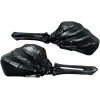 Kuryakyn Black / Black Skeleton Motorcycle Mirrors