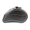 Motorcycle Black Leather Large Saddlebags (pair) C20A