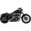 Harley Davidson Sportster XL883 XL1200 COBRA 3" Slashcut Slip-On Mufflers