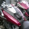 Yamaha XVS125 Drag Star Leder Tankverkleidung mit Nieten