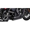 Harley Davidson Sportster (14-17) 2-INTO-2 SHORTSHOTS STAGGERED BLACK EXHAUST