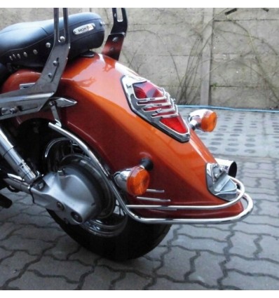 Honda VTX1300 RETRO Chrome Rear Fender Trim Accent