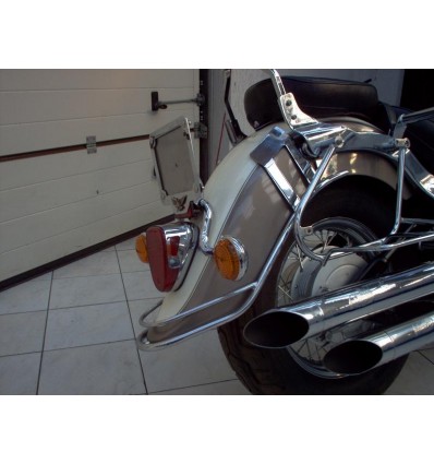 Yamaha XVS650 Drag Star V-Star Classic Chrome Rear Fender Trim Accent