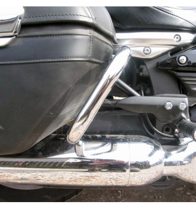 Yamaha XV1900 Midnight Star Chrome Sturzbügel hinten / Satteltaschenschutz