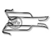 Yamaha XV1900 Midnight Star Chrome Rear Crash Bars Saddlebag Guards with Side Rails