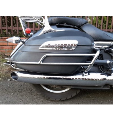 Yamaha XV1900 Midnight Star Chrome Sturzbügel hinten / Satteltaschenschutz