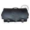 Motorcycle Trike Leather Bag Case Pannier Sissybar Bag SKULL - 11L