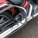 YAMAHA XVS950 MIDNIGHT STAR V-STAR Chrome Rear Crash Bars / Saddlebag Guards