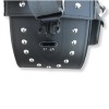 Motorrad Schwarzes Leder Große Satteltaschen (Paar) C5B
