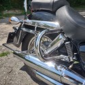 Honda VT750 C4 RC50 (2008-2018) Shadow Chrome Rear Crash Bars / Saddlebag Guards